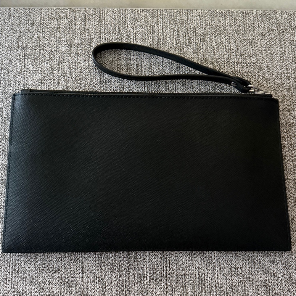 Michael Kors Black and Blue Wristlet - Picture 3 of 5